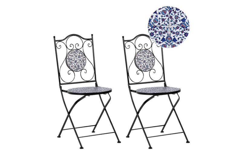 Trädgårdsstol set om 2 Camprena