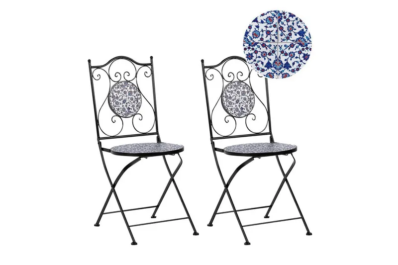 Trädgårdsstol set om 2 Camprena