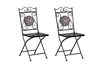 Trädgårdsstol set om 2 Carpino - Utemöbler & utemiljö - Balkong & altan - Balkongmöbler - Balkongstol