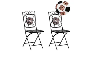 Trädgårdsstol set om 2 Carpino - Utemöbler & utemiljö - Balkong & altan - Balkongmöbler - Balkongstol