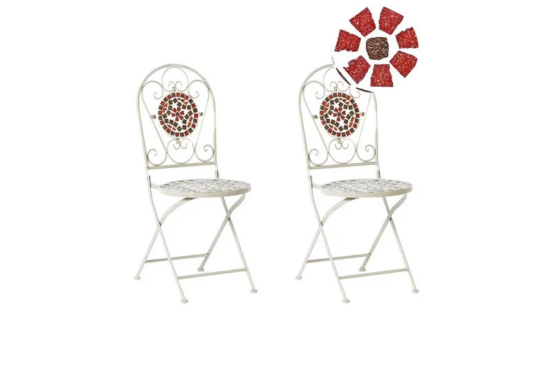 Trädgårdsstol set om 2 Spello