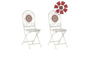 Trädgårdsstol set om 2 Spello - Utemöbler & utemiljö - Balkong & altan - Balkongmöbler - Balkongstol