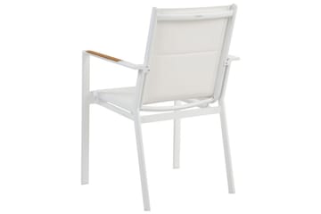 Trädgårdsstol set om 4 Busseto - Vit - Utemöbler & utemiljö - Balkong & altan - Balkongmöbler - Balkongstol