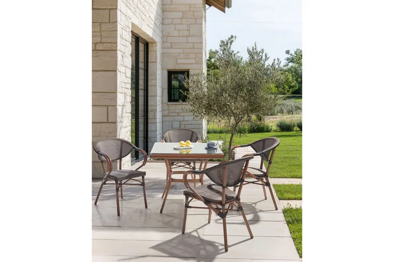 Trädgårdsstol set om 4 Caspri II - Utemöbler & utemiljö - Balkong & altan - Balkongmöbler - Balkongstol