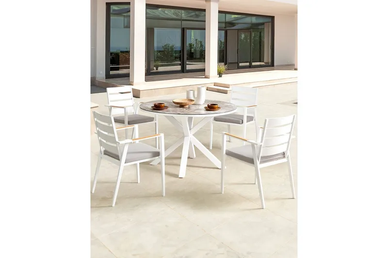 Trädgårdsstol set om 4 Taviano - Utemöbler & utemiljö - Balkong & altan - Balkongmöbler - Balkongstol