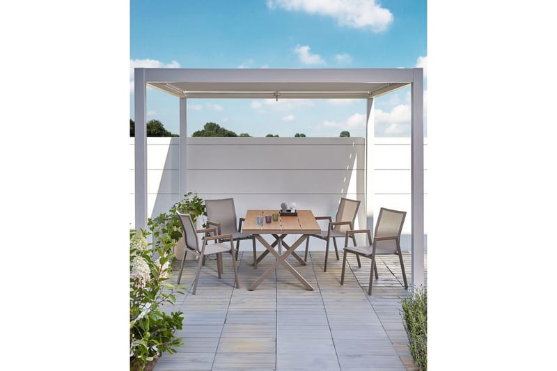 Trädgårdsstol set om 4 Tiano - Utemöbler & utemiljö - Balkong & altan - Balkongmöbler - Balkongstol