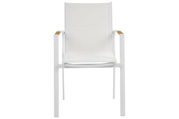 Trädgårdsstol set om 6 Busseto - Vit - Utemöbler & utemiljö - Balkong & altan - Balkongmöbler - Balkongstol