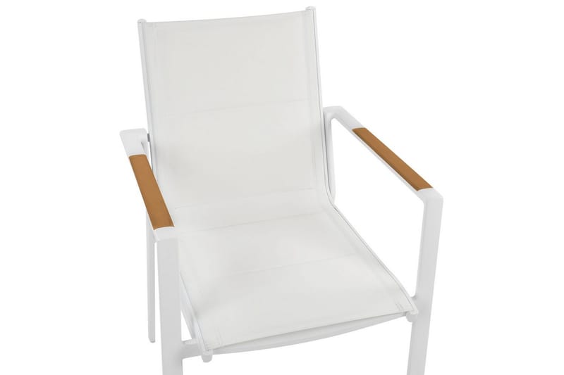 Trädgårdsstol set om 6 Busseto - Vit - Utemöbler & utemiljö - Balkong & altan - Balkongmöbler - Balkongstol