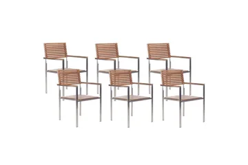 Trädgårdsstol set om 6 Viareggio - Utemöbler & utemiljö - Balkong & altan - Balkongmöbler - Balkongstol
