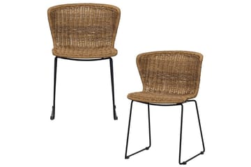 Trädgårdsstol Vingar Rep Set om 2 - Utemöbler & utemiljö - Balkong & altan - Balkongmöbler - Balkongstol