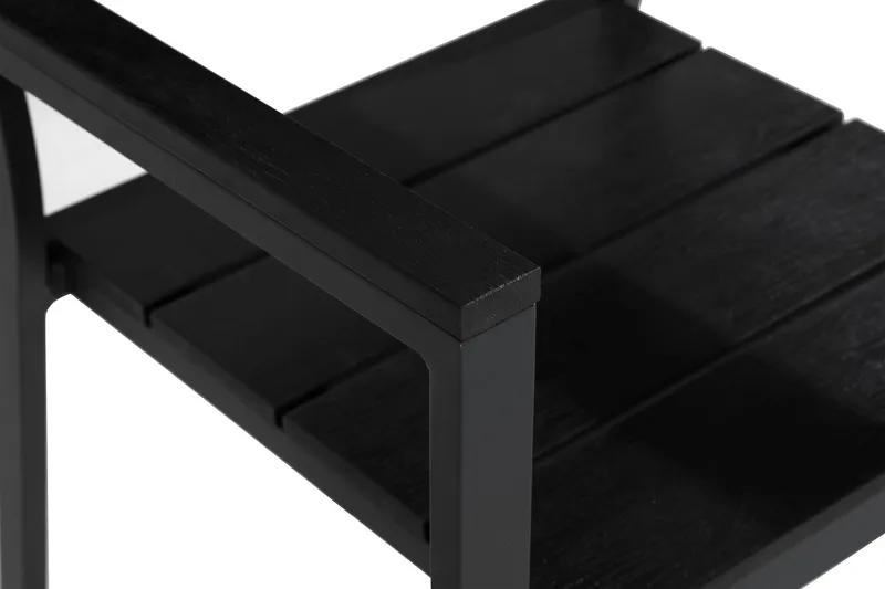 Tunis Stapelstol Utomhus Aintwood - Svart/Svart - Utemöbler & utemiljö - Balkong & altan - Balkongmöbler - Balkongstol