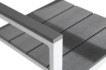 Tunis Stapelstol Utomhus Aintwood - Vit/Grå - Utemöbler & utemiljö - Balkong & altan - Balkongmöbler - Balkongstol