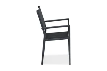 Tunis Stapelstol Utomhus - Svart - Utemöbler & utemiljö - Balkong & altan - Balkongmöbler - Balkongstol