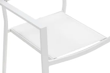 Tunis Stapelstol Utomhus - Vit/Vit - Utemöbler & utemiljö - Balkong & altan - Balkongmöbler - Balkongstol