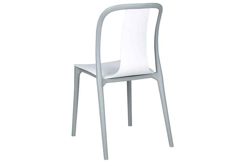 Ugento Matstol Utomhus - Vit/Grå - Utemöbler & utemiljö - Balkong & altan - Balkongmöbler - Balkongstol