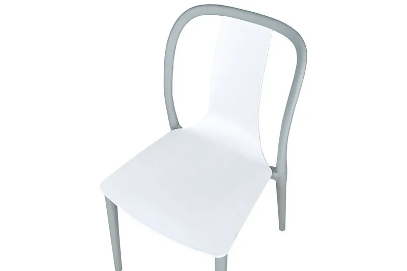 Ugento Matstol Utomhus - Vit/Grå - Utemöbler & utemiljö - Balkong & altan - Balkongmöbler - Balkongstol