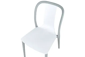 Ugento Matstol Utomhus - Vit/Grå - Utemöbler & utemiljö - Balkong & altan - Balkongmöbler - Balkongstol