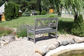 Utesoffa Europe 2-sits - Grå - Utemöbler & utemiljö - Utesoffa - Trädgårdsbänk & utebänk