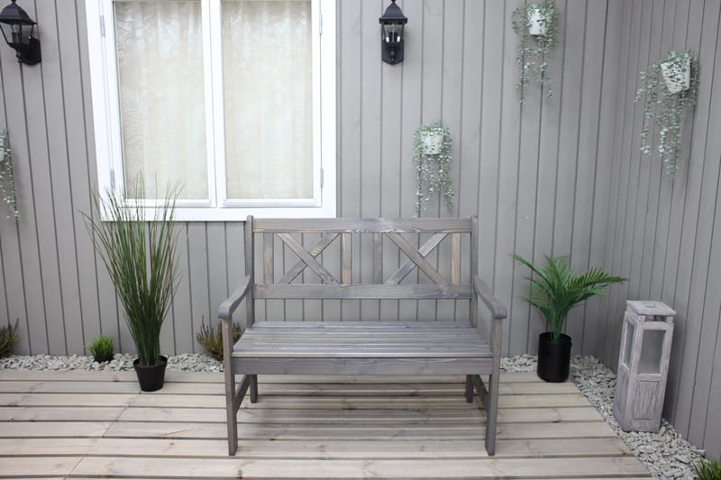 Utesoffa Europe 2-sits - Grå - Utemöbler & utemiljö - Utesoffa - Trädgårdsbänk & utebänk