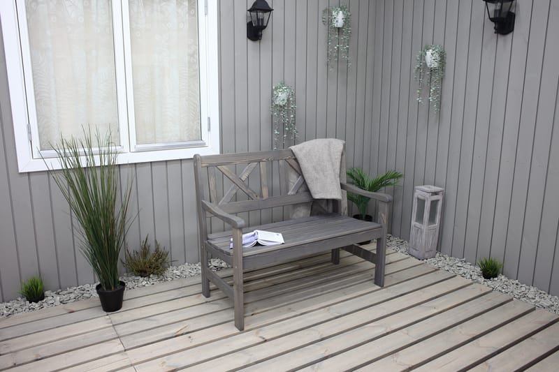 Utesoffa Europe 2-sits - Grå - Utemöbler & utemiljö - Utesoffa - Trädgårdsbänk & utebänk