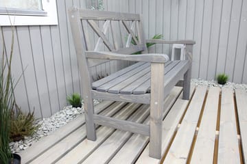 Utesoffa Europe 2-sits - Grå - Utemöbler & utemiljö - Utesoffa - Trädgårdsbänk & utebänk