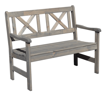 Utesoffa Europe 2-sits - Grå - Utemöbler & utemiljö - Utesoffa - Trädgårdsbänk & utebänk