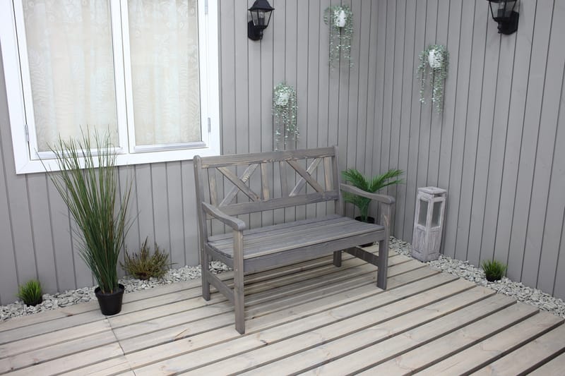 Utesoffa Europe 2-sits - Grå - Utemöbler & utemiljö - Utesoffa - Trädgårdsbänk & utebänk