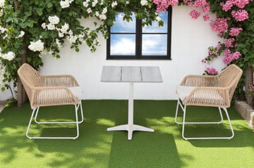 Utomhusbord Palermo bistro 70*70 cm - grå/beige - Utemöbler & utemiljö - Balkong & altan - Balkongmöbler - Balkongbord