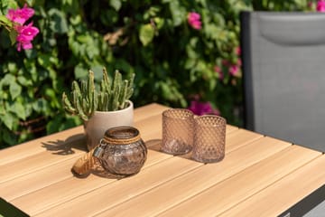 Utomhusbord Panama bistro 64 cm - trä/svart - Utemöbler & utemiljö - Balkong & altan - Balkongmöbler - Balkongbord