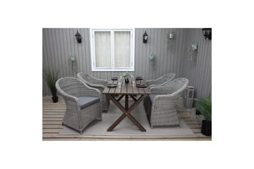Utomhusfotölj Belize 2-pack - Grå - Utemöbler & utemiljö - Balkong & altan - Balkongmöbler - Balkongstol