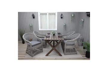 Utomhusfotölj Merida - Grå - Utemöbler & utemiljö - Balkong & altan - Balkongmöbler - Balkongstol