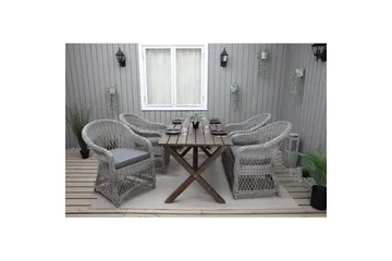 Utomhusfotölj Merida - Grå - Utemöbler & utemiljö - Balkong & altan - Balkongmöbler - Balkongstol