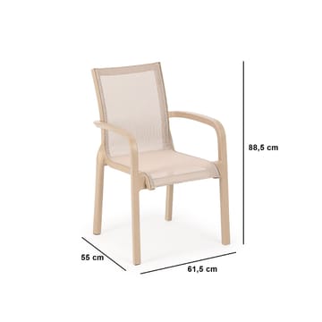 Veylis Stol utomhus - Desert Beige - Utemöbler & utemiljö - Balkong & altan - Balkongmöbler - Balkongstol