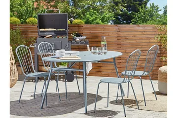 Victoriaville Matstol Utomhus - Blå - Utemöbler & utemiljö - Balkong & altan - Balkongmöbler - Balkongstol