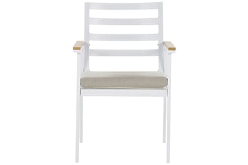 Zanca Karmstol Utomhus - Vit/Ljusbrun/Beige - Utemöbler & utemiljö - Balkong & altan - Balkongmöbler - Balkongstol