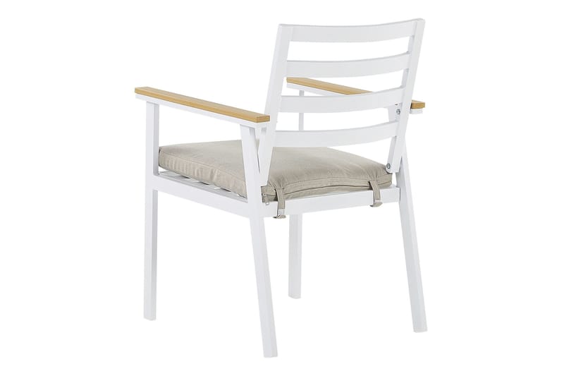 Zanca Karmstol Utomhus - Vit/Ljusbrun/Beige - Utemöbler & utemiljö - Balkong & altan - Balkongmöbler - Balkongstol