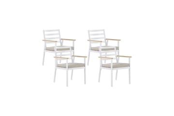 Zanca Karmstol Utomhus - Vit/Ljusbrun/Beige - Utemöbler & utemiljö - Balkong & altan - Balkongmöbler - Balkongstol