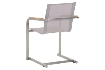 Zervo Karmstol Utomhus - Beige/Silver - Utemöbler & utemiljö - Balkong & altan - Balkongmöbler - Balkongstol