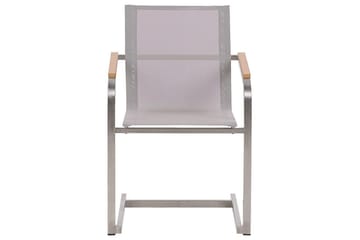 Zervo Karmstol Utomhus - Beige/Silver - Utemöbler & utemiljö - Balkong & altan - Balkongmöbler - Balkongstol