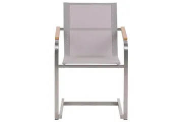 Zervo Karmstol Utomhus - Beige/Silver - Utemöbler & utemiljö - Balkong & altan - Balkongmöbler - Balkongstol