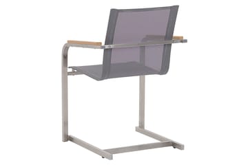 Zervo Karmstol Utomhus - Grå/Silver - Utemöbler & utemiljö - Balkong & altan - Balkongmöbler - Balkongstol