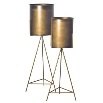 Corino Vas 89 cm Set om 2 - Guldfärgad - Utemöbler & utemiljö - Balkong & altan - Balkongodling