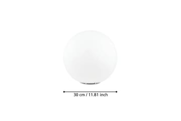 Golvlampa Utebelysning Eglo Monterolo 300 mm - Vit - Utemöbler & utemiljö - Balkong & altan - Balkongbelysning
