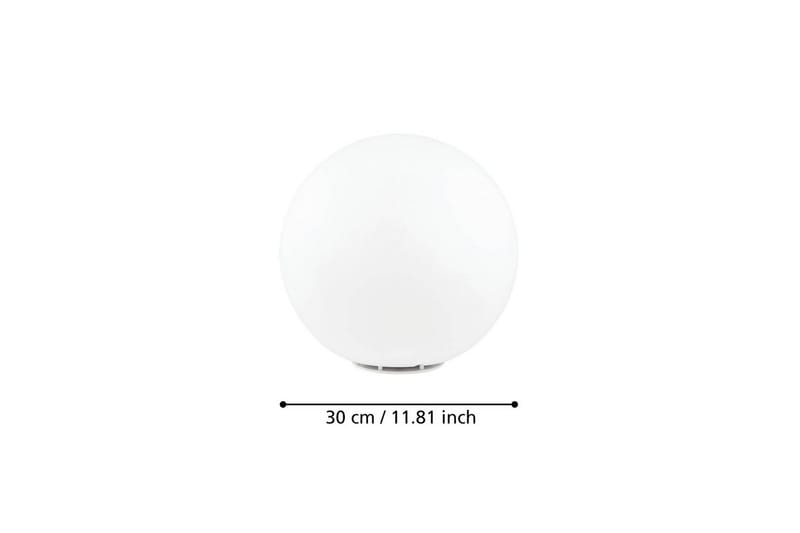 Golvlampa Utebelysning Eglo Monterolo 300 mm - Vit - Utemöbler & utemiljö - Balkong & altan - Balkongbelysning