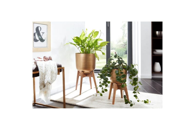 Vas Wohnling Set om 2 Aluminium Blomväxtkruka Modern - Utemöbler & utemiljö - Balkong & altan - Balkongodling
