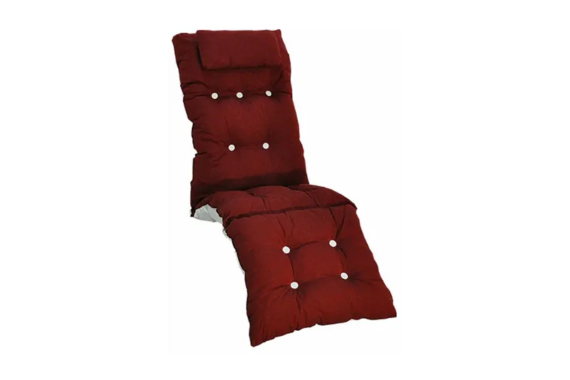 Baden-Baden Flockdyna med nackkudde, Bordeaux