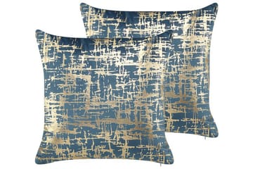 Beneton Utomhuskudde 45x45 cm - Blå/Guld - Utemöbler & utemiljö - Dynor - Utomhuskuddar