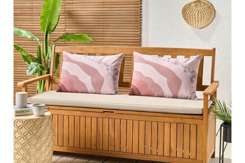 Busto Utomhuskudde 42x60 cm - Rosa - Utemöbler & utemiljö - Dynor - Utomhuskuddar