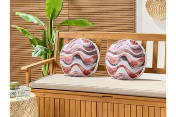 Cannole Utomhuskudde 40 cm Rund - Brun/Vit/Svart - Utemöbler & utemiljö - Dynor - Utomhuskuddar