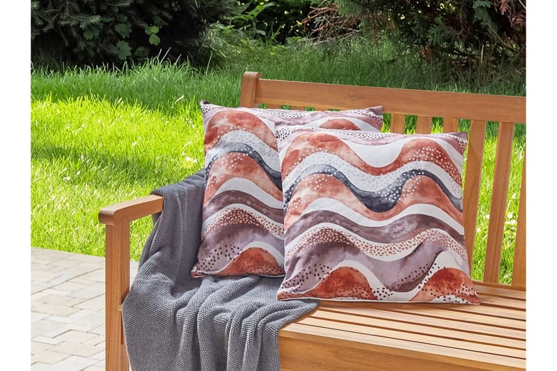 Cannole Utomhuskudde 45x45 cm - Brun/Vit/Svart - Utemöbler & utemiljö - Dynor - Utomhuskuddar